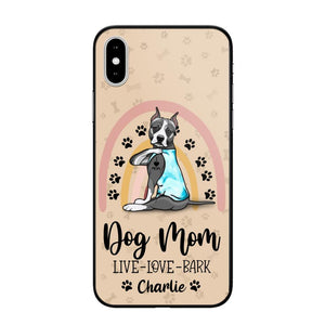Personalized Dog Mom Like Love Bark Phonecase QTHC2906