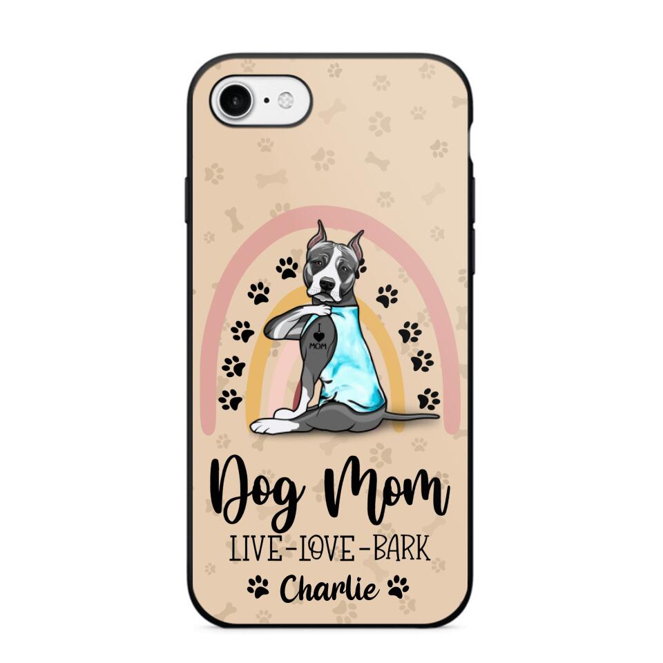Personalized Dog Mom Like Love Bark Phonecase QTHC2906