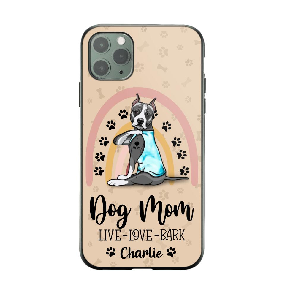 Personalized Dog Mom Like Love Bark Phonecase QTHC2906