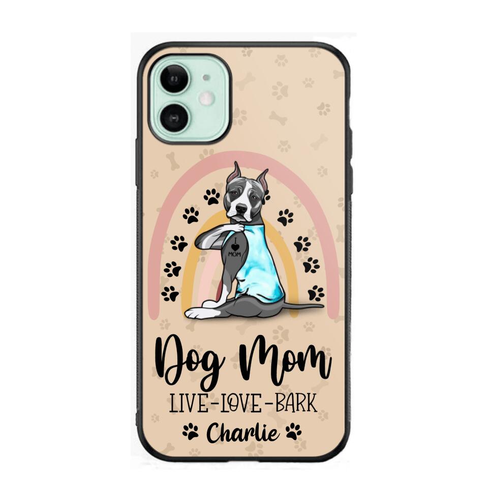Personalized Dog Mom Like Love Bark Phonecase QTHC2906