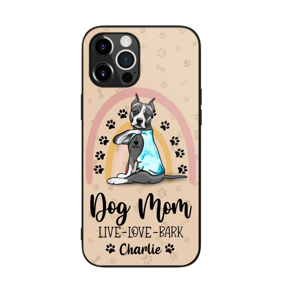 Personalized Dog Mom Like Love Bark Phonecase QTHC2906