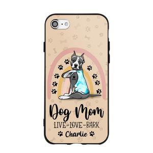 Personalized Dog Mom Like Love Bark Phonecase QTHC2906