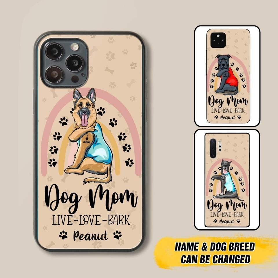 Personalized Dog Mom Like Love Bark Phonecase QTHC2906