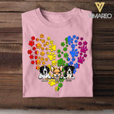 Personalized Dog Lovers LGBT Heart Tshirt Printed NQHC2806