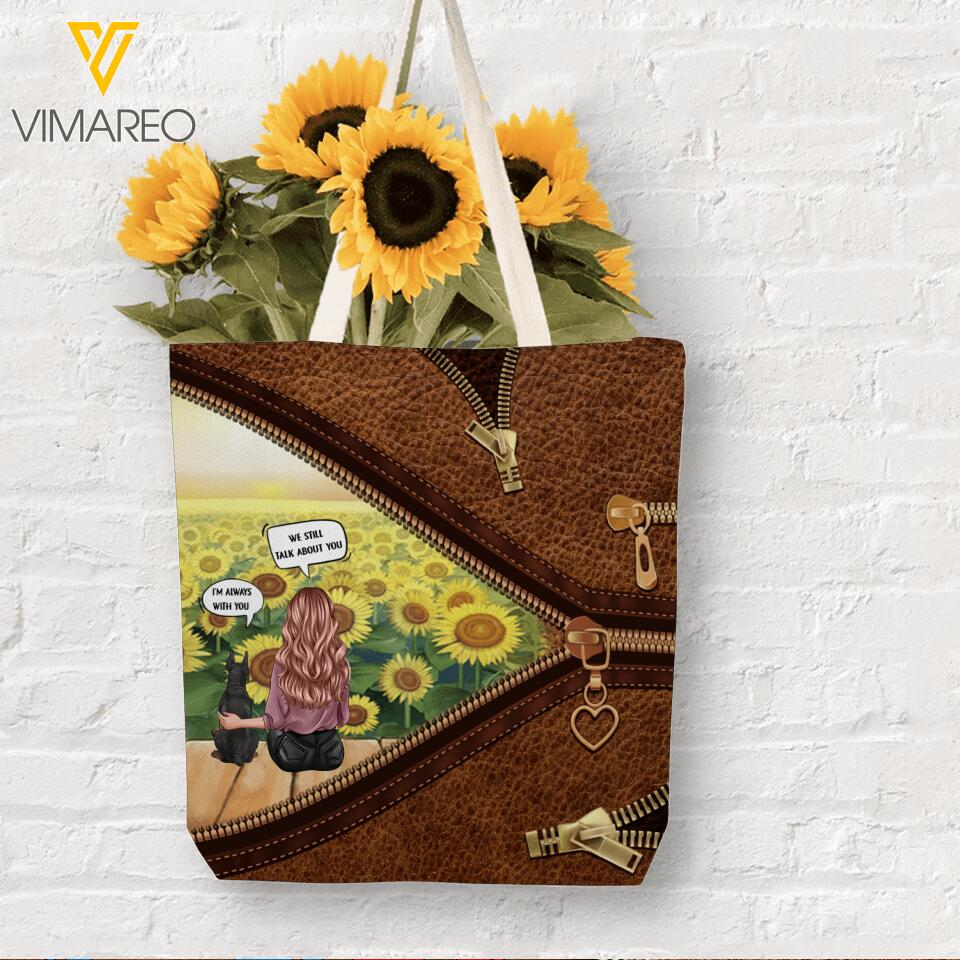 Personalized Dog Lovers Tote Bag NQHC2806