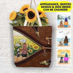 Personalized Dog Lovers Tote Bag NQHC2806