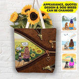Personalized Dog Lovers Tote Bag NQHC2806
