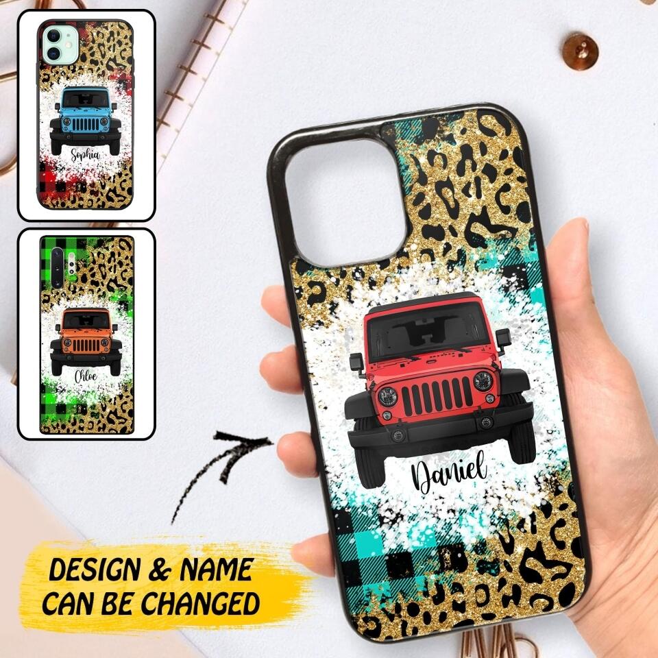 Personalized Jeep Phone Case Printed 22JUL-DT30