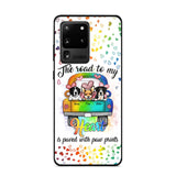 Personalized The Road To My Heart is Paved With Paw Prints Dog Phonecase NQDT3006