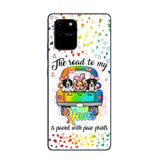 Personalized The Road To My Heart is Paved With Paw Prints Dog Phonecase NQDT3006