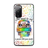 Personalized The Road To My Heart is Paved With Paw Prints Dog Phonecase NQDT3006