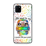 Personalized The Road To My Heart is Paved With Paw Prints Dog Phonecase NQDT3006