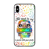 Personalized The Road To My Heart is Paved With Paw Prints Dog Phonecase NQDT3006