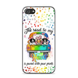Personalized The Road To My Heart is Paved With Paw Prints Dog Phonecase NQDT3006