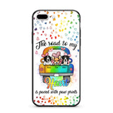 Personalized The Road To My Heart is Paved With Paw Prints Dog Phonecase NQDT3006