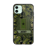 Personalized Swedish Soldier Camo Phone Case Printed 22JUL-DT30