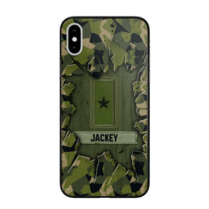 Personalized Swedish Soldier Camo Phone Case Printed 22JUL-DT30