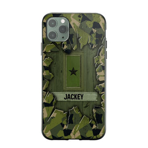 Personalized Swedish Soldier Camo Phone Case Printed 22JUL-DT30