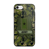 Personalized Swedish Soldier Camo Phone Case Printed 22JUL-DT30