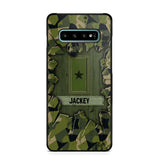 Personalized Swedish Soldier Camo Phone Case Printed 22JUL-DT30