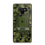 Personalized Swedish Soldier Camo Phone Case Printed 22JUL-DT30