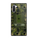 Personalized Swedish Soldier Camo Phone Case Printed 22JUL-DT30