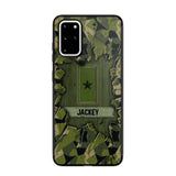 Personalized Swedish Soldier Camo Phone Case Printed 22JUL-DT30