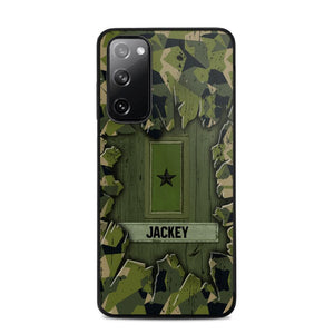 Personalized Swedish Soldier Camo Phone Case Printed 22JUL-DT30
