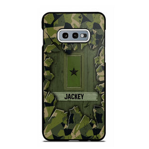Personalized Swedish Soldier Camo Phone Case Printed 22JUL-DT30