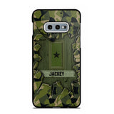 Personalized Swedish Soldier Camo Phone Case Printed 22JUL-DT30