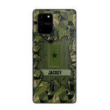 Personalized Swedish Soldier Camo Phone Case Printed 22JUL-DT30