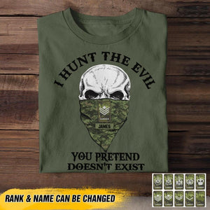 Personalized Canadian Soldier/Veterans Tshirt Printed 22JUY-HC02