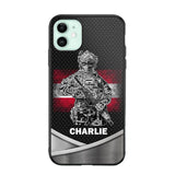 Personalized Austrian Soldier/Veterans Phone Case Printed 22JUY-HY02