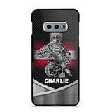 Personalized Austrian Soldier/Veterans Phone Case Printed 22JUY-HY02