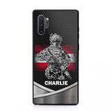 Personalized Austrian Soldier/Veterans Phone Case Printed 22JUY-HY02