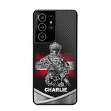 Personalized Austrian Soldier/Veterans Phone Case Printed 22JUY-HY02
