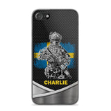 Personalized Swedish Soldier/Veterans Phone Case Printed 22JUY-HY02