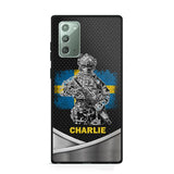 Personalized Swedish Soldier/Veterans Phone Case Printed 22JUY-HY02