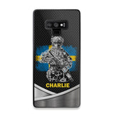 Personalized Swedish Soldier/Veterans Phone Case Printed 22JUY-HY02