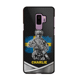 Personalized Swedish Soldier/Veterans Phone Case Printed 22JUY-HY02