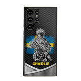Personalized Swedish Soldier/Veterans Phone Case Printed 22JUY-HY02