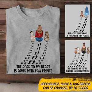 Personalized Happy Mother's Day Dog Mom Tshirt Printed 22JUY-DT02