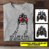 Personalized Girl Love Jeep Tshirt Printed 22JUY-HC04