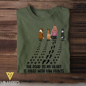Personalized Happy Mother's Day Dog Mom Tshirt Printed 22JUY-DT02