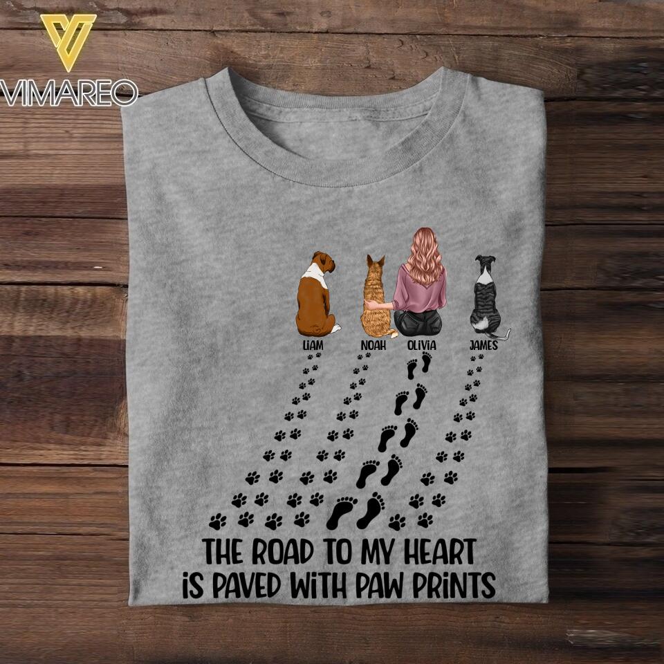 Personalized Happy Mother's Day Dog Mom Tshirt Printed 22JUY-DT02