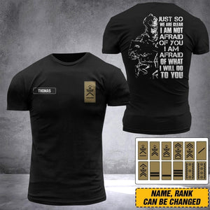 DH Personalized Swiss Veterans/Soldier Tshirt 3D Printed DT0407