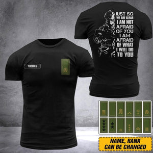 DH Personalized Swedish Veterans/Soldier Tshirt 3D Printed DT0407