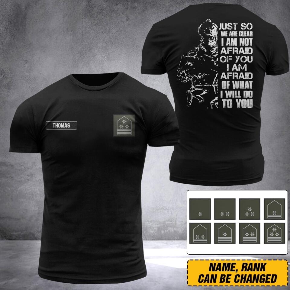 DH Personalized Austrian Veterans/Soldier Tshirt 3D Printed DT0407