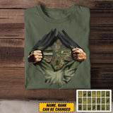 Personalized German Soldier/Veterans Tshirt Printed 22JUY-DT04