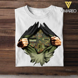 Personalized German Soldier/Veterans Tshirt Printed 22JUY-DT04